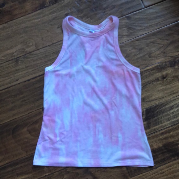 Pink rye dye racer back cami - Picture 1 of 3